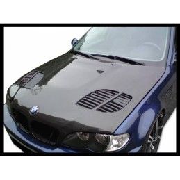 Capot Carbone BMW E46 '02-06 4P. Look M3 GTR C/T, Serie 3 E46/ M3