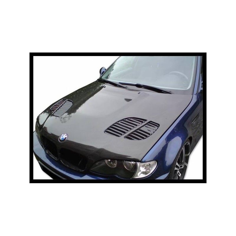 Capot Carbone BMW E46 '02-06 4P. Look M3 GTR C/T, Serie 3 E46/ M3 Capot Carbone BMW E46 '02-06 4P. Look M3 GTR C/T, Serie 3 E46/ M3