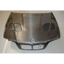 Capot Carbone BMW E46 '02-06 4P. Look M3 GTR C/T, Serie 3 E46/ M3
