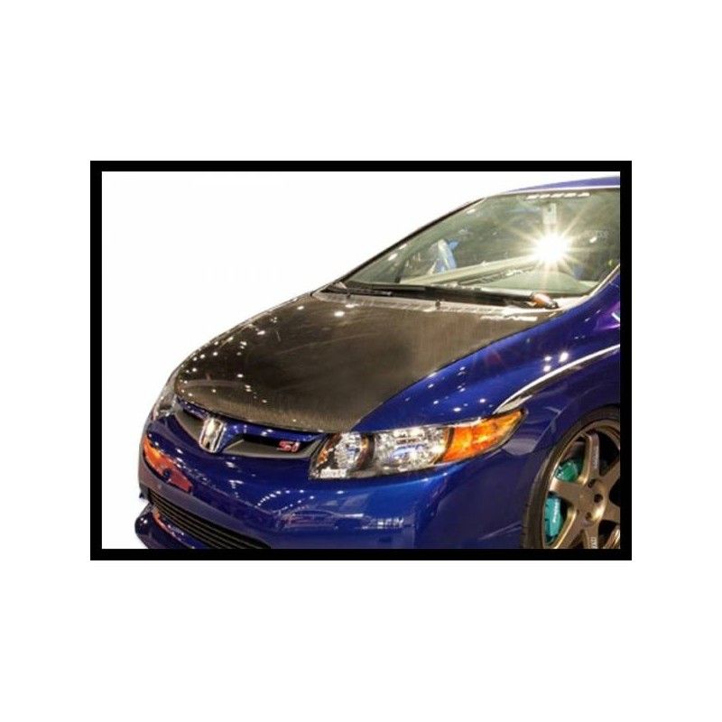 Capot Carbone Honda Civic '06 Coupe, CIVIC Capot Carbone Honda Civic '06 Coupe, CIVIC