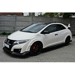 LAME AVANT MAXTON v.1 HONDA CIVIC IX TYPE R Noir Brillant