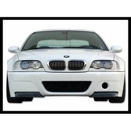 Pare-Choc Avant BMW E46 Look M3 ABS Avec Pointe Carbone Look CSL, Serie 3 E46/ M3