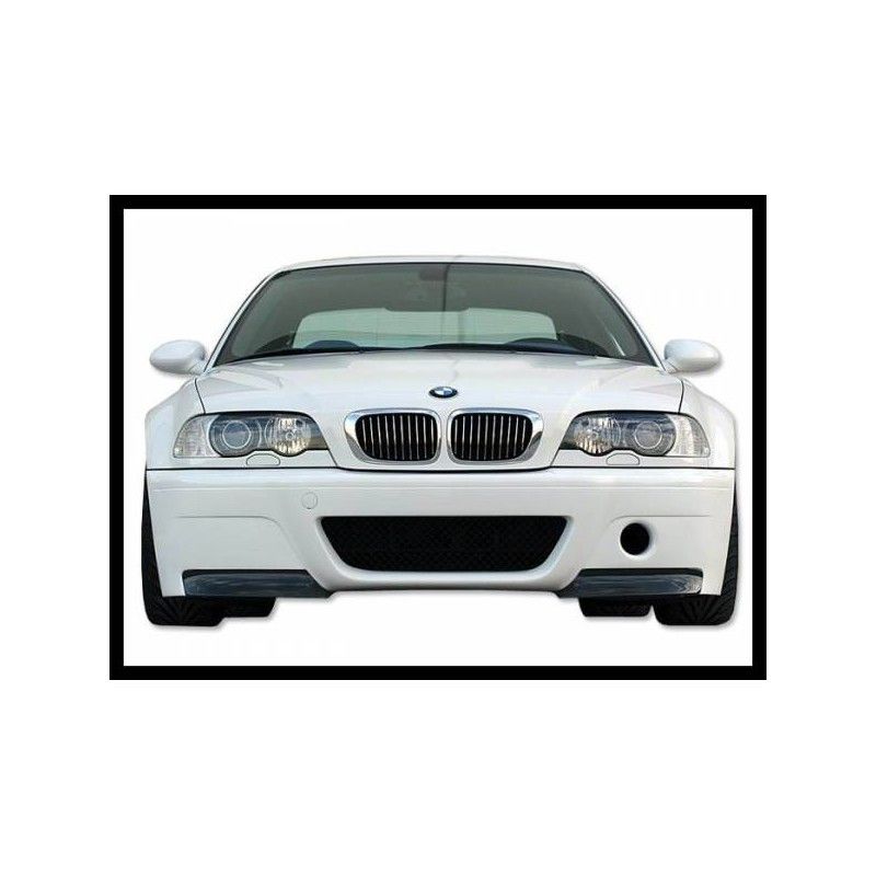 Pare-Choc Avant BMW E46 Look M3 ABS Avec Pointe Carbone Look CSL, Serie 3 E46/ M3 Pare-Choc Avant BMW E46 Look M3 ABS Avec Pointe Carbone Look CSL, Serie 3 E46/ M3