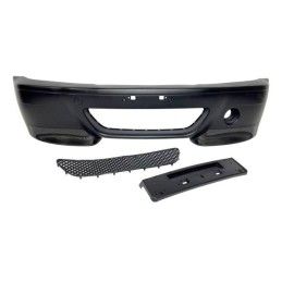 Pare-Choc Avant BMW E46 Look M3 ABS Avec Pointe Carbone Look CSL, Serie 3 E46/ M3