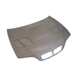 Capot En Fibre BMW E46 Look M3 '98 GTR, Serie 3 E46/ M3