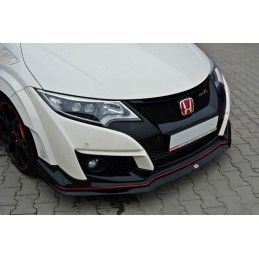 Maxton LAME DU PARE-CHOCS AVANT v.2 HONDA CIVIC IX TYPE R Gloss Black, HO-CI-9-TYPE-R-FD2G Tuning.fr