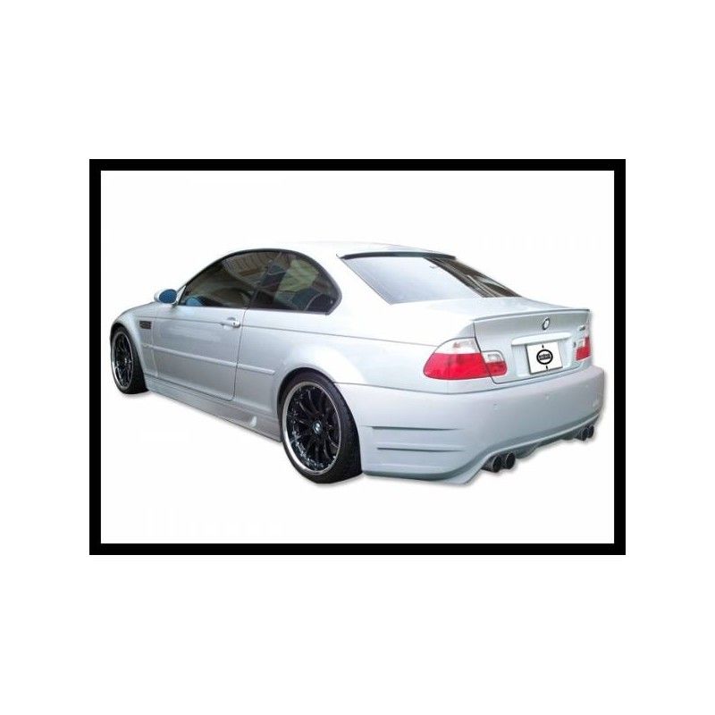 Pare-Choc Arrière BMW E46 Coupe 98-05 Double Sortie, Serie 3 E46/ M3 Pare-Choc Arrière BMW E46 Coupe 98-05 Double Sortie, Serie 3 E46/ M3