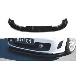 Maxton LAME DU PARE-CHOCS AVANT / SPLITTER V.2 FIAT 500 ABARTH MK1 Gloss Black, FI-500-ABARTH-FD2G Tuning.fr