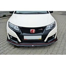 Maxton LAME DU PARE-CHOCS AVANT v.2 HONDA CIVIC IX TYPE R Gloss Black, HO-CI-9-TYPE-R-FD2G Tuning.fr