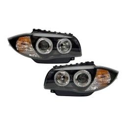 Phare Avant Yeux D'Ange BMW E87/E81/E88/E82 04-11 Noir, Bmw