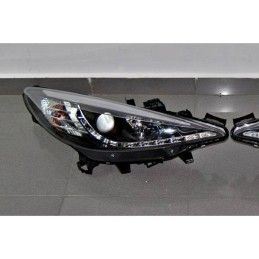 Phare Avant Lumière De Jour Peugeot 207 Noir, Peugeot