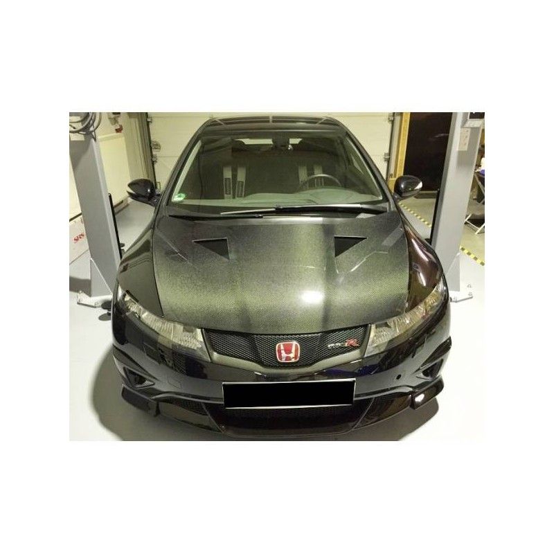 Capot Carbone Honda Civic '06 Type R Mugen, CIVIC Capot Carbone Honda Civic '06 Type R Mugen, CIVIC
