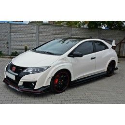 Maxton LAME DU PARE-CHOCS AVANT v.2 HONDA CIVIC IX TYPE R Gloss Black, HO-CI-9-TYPE-R-FD2G Tuning.fr