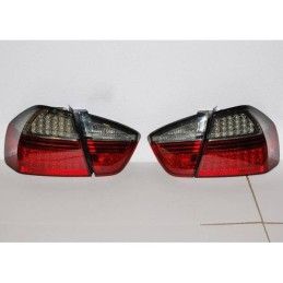 Feux Arrières BMW E90 05 4P Led Rouge Fumé, Bmw