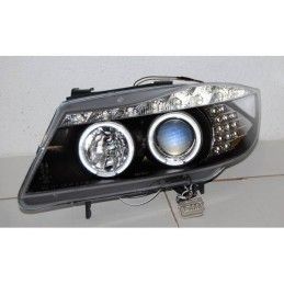 Phare Avant Lumière De Jour BMW E90 05-08 Noir Led Intermittent, Bmw