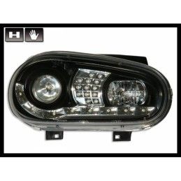 Phare Avant Lumière De Jour Volkswagen Golf 4 Noir Led Int., Volkswagen