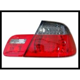 Feux Arrières BMW E46 '98-'05 CC, Led, Rouge, Chromé, Fumé, Bmw