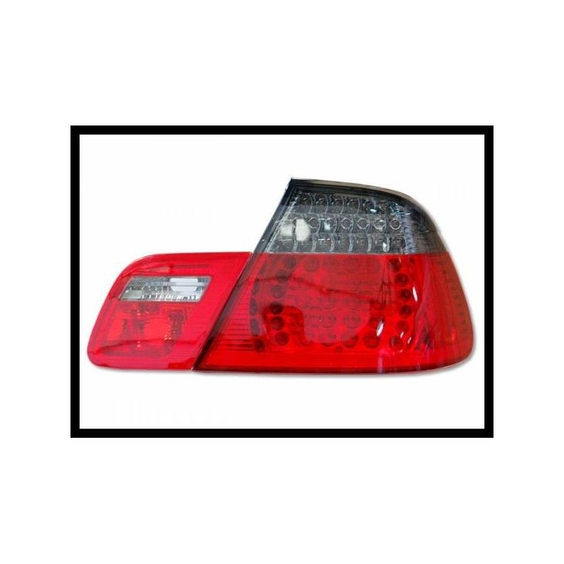 Feux Arrières BMW E46 '98-'05 CC, Led, Rouge, Chromé, Fumé, Bmw Feux Arrières BMW E46 '98-'05 CC, Led, Rouge, Chromé, Fumé, Bmw