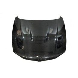 Capot Carbone BMW E81 / E82 / E87 / E88 Look M3 GTR 4 Prises, Serie 1 E81/ E82/ E87/ E88