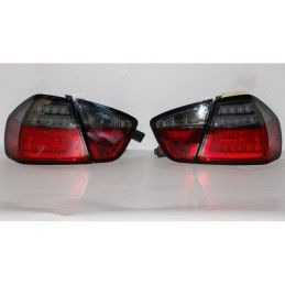 Feux Arrières Cardna BMW E90 05 Lightbar Led Rouge/Fumé, Bmw