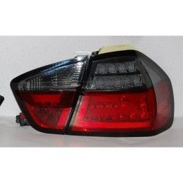 Feux Arrières Cardna BMW E90 05 Lightbar Led Rouge/Fumé, Bmw