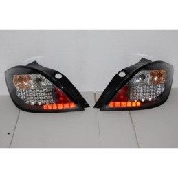 Feux Arrières Opel Astra H 5P 04-08 Led Noir, Opel