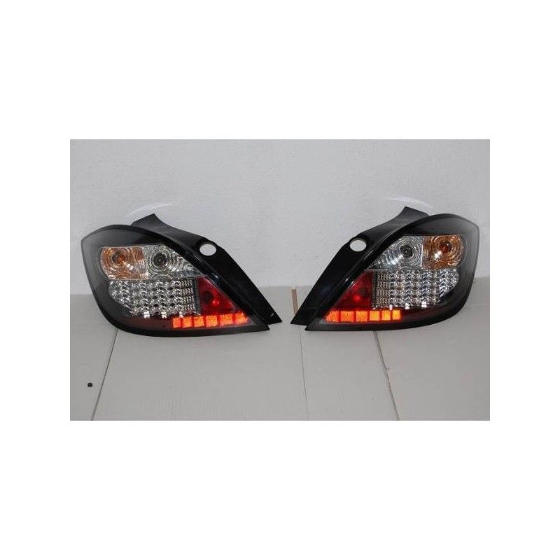Feux Arrières Opel Astra H 5P 04-08 Led Noir, Opel Feux Arrières Opel Astra H 5P 04-08 Led Noir, Opel