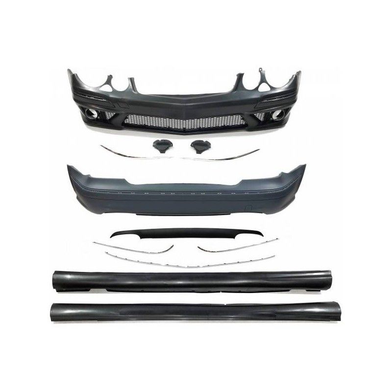 Kit De Carrosserie Mercedes W211'07-09 Look AMG E63 ABS, Classe E W211 Kit De Carrosserie Mercedes W211'07-09 Look AMG E63 ABS, Classe E W211