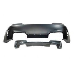 Pare-Choc Arrière BMW E82 / E88 Look M1 07-11 Double Sortie, Serie 1 E81/ E82/ E87/ E88