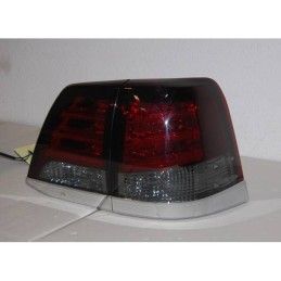 Feux Arrières Toyota Land Cruiser Fj200 08 Led Rouge Fumé, Toyota