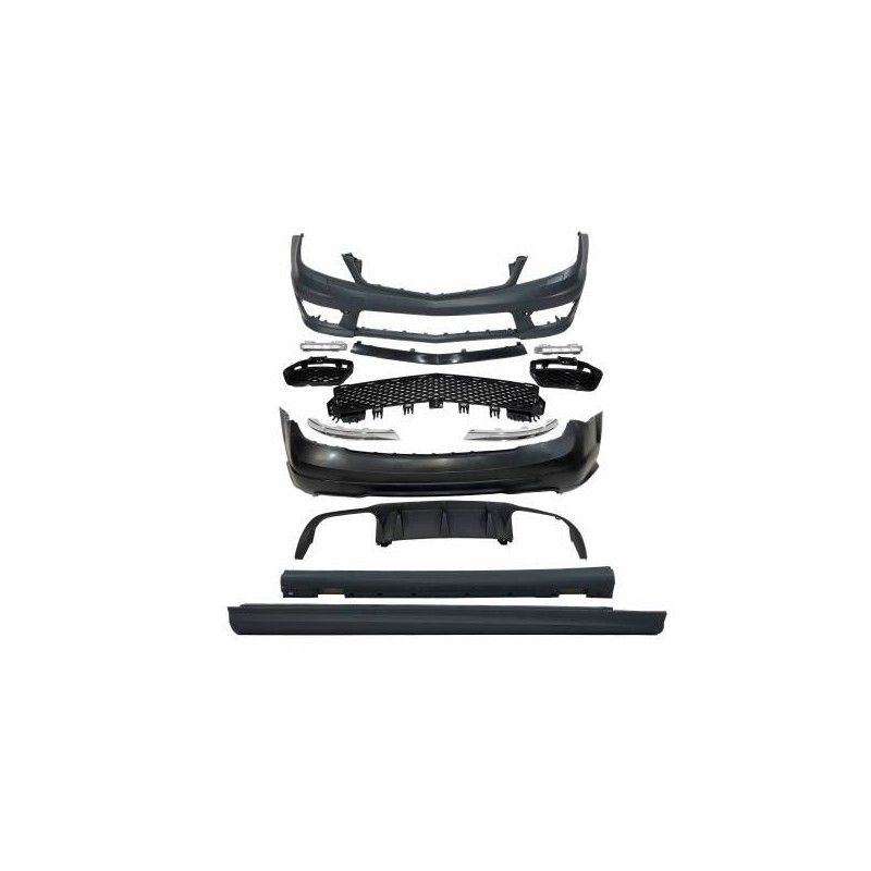 Kit De Carrosserie Mercedes W204 Coupe 2007-2013 Look AMG, W204 Kit De Carrosserie Mercedes W204 Coupe 2007-2013 Look AMG, W204