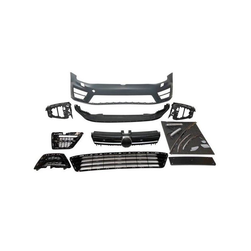 Pare-Choc Avant Volkswagen Golf 7 3/5P Look R20, Golf 7 Pare-Choc Avant Volkswagen Golf 7 3/5P Look R20, Golf 7
