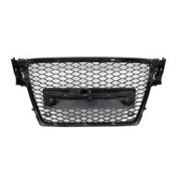 Calandre Audi A4 Look RS4 B8 2009-2012 Noire, A4/S4 B8