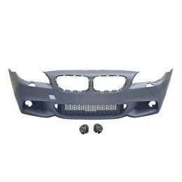Pare-Choc Avant BMW F10/F11/F18 10-12 Look M-Tech Antibrouillard, Serie 5 F10/ F11