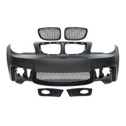 Pare-Choc Avant BMW E82/E88/E87/E81 Look M1 05-11, Serie 1 E81/ E82/ E87/ E88