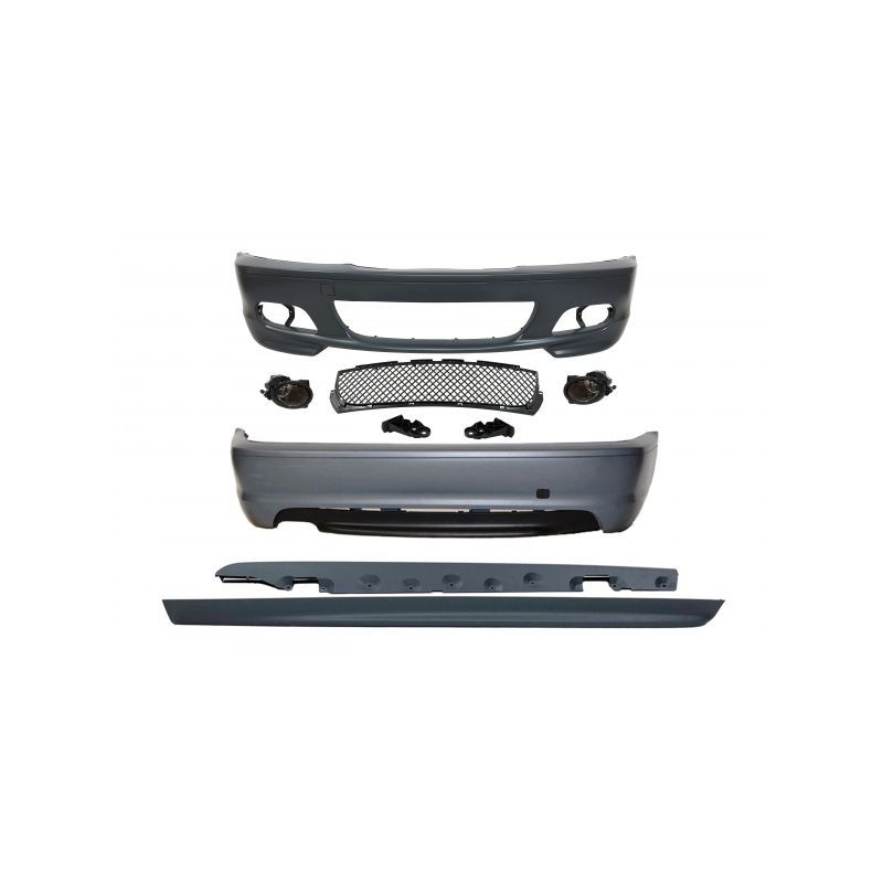 Kit De Carrosserie BMW E46 98-05 2P / Cabrio Look M-Tech ABS Feux De Brouillard, Serie 3 E46/ M3