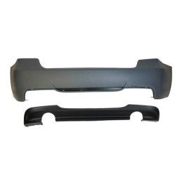 Pare-Choc Arrière BMW E90 Look M Tech Double Sortie ABS, Serie 3 E90/ E91
