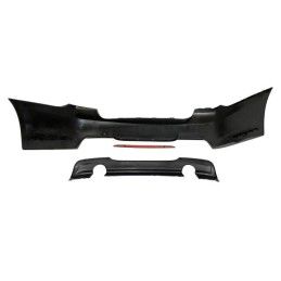 Pare-Choc Arrière BMW E90 Look M Tech Double Sortie ABS, Serie 3 E90/ E91