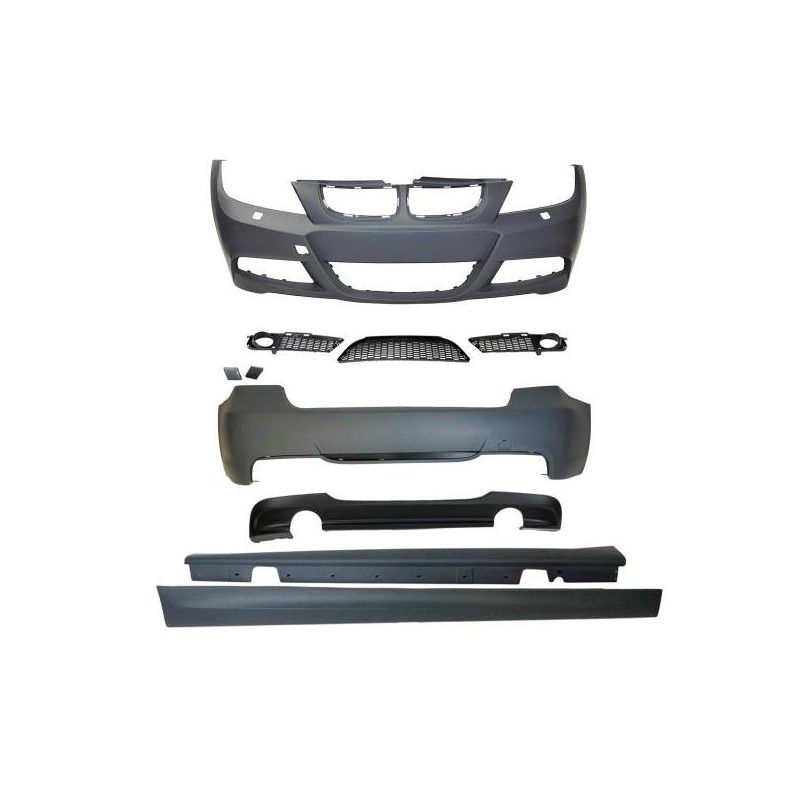 Kit De Carrosserie BMW E90 2005-2008 Look M-Tech 2 Sorties ABS, Serie 3 E90/ E91 Kit De Carrosserie BMW E90 2005-2008 Look M-Tech 2 Sorties ABS, Serie 3 E90/ E91