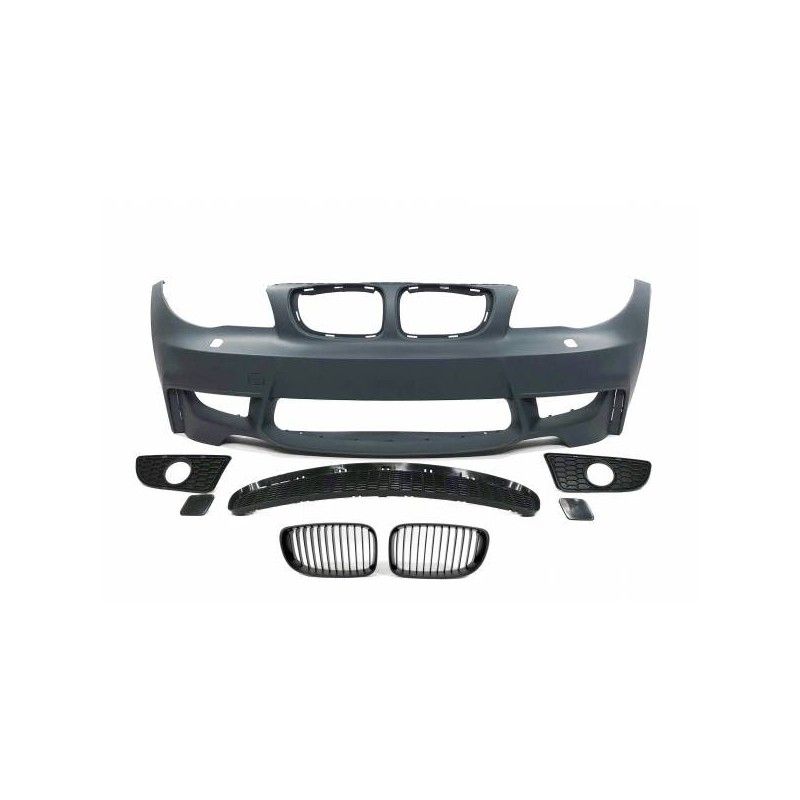 Pare-Choc Avant BMW E82/E88/E87/E81 Look M1, Serie 1 E81/ E82/ E87/ E88 Pare-Choc Avant BMW E82/E88/E87/E81 Look M1, Serie 1 E81/ E82/ E87/ E88