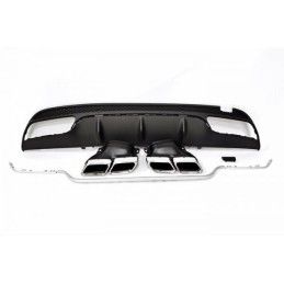 Déflecteur Arrière Mercedes W205 2014-2018 4P / SW Look AMG C63 ABS, W205