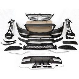 Kit De Carrosserie Mercedes W205 2014-2018 4P / SW Look C63, Mercedes