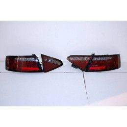 Feux Arrières Audi A5 2-4P 07-09 Led Red/Smoked Cardna Clignotant Led, Audi