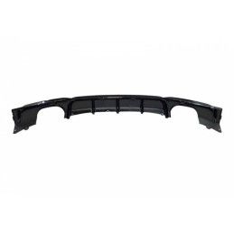 Diffuseur Arrière BMW F30 / F31 Look M Performance 2 Sorties Noir brillant, Serie 3 F30/ F31