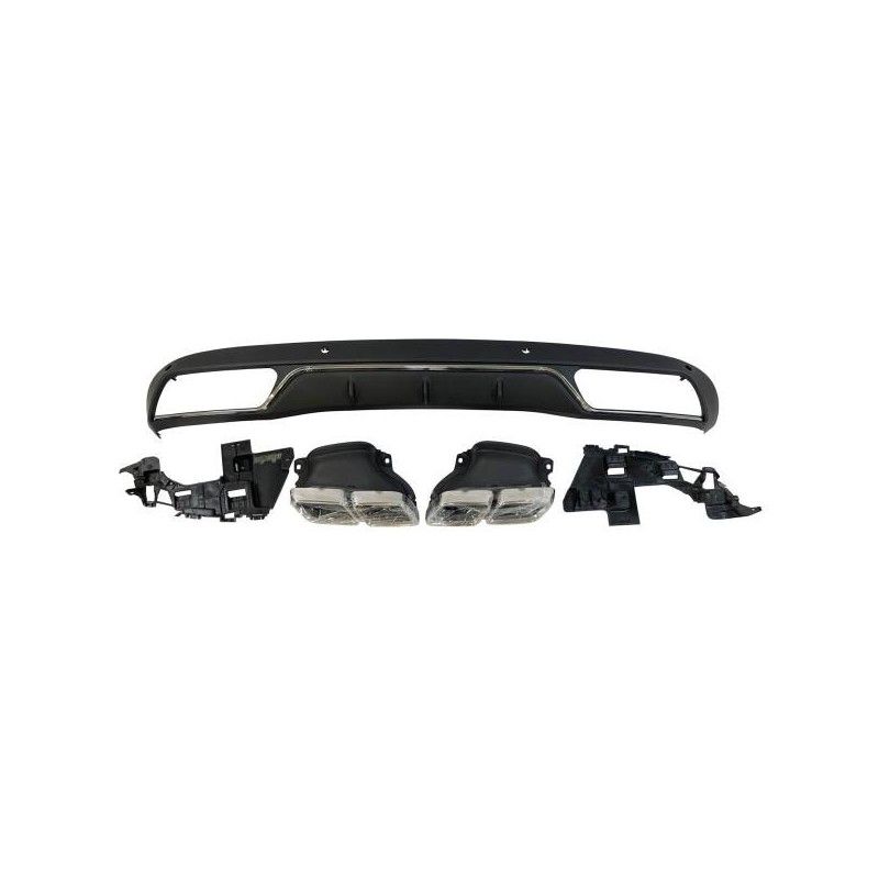 Déflecteur Arrière Mercedes W205 2014-2018 4P / SW Look C63 ABS, Mercedes Déflecteur Arrière Mercedes W205 2014-2018 4P / SW Look C63 ABS, Mercedes