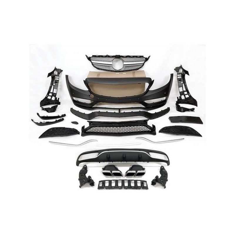 Kit De Carrosserie Mercedes W205 2014-2018 2P Look AMG C63, Mercedes Kit De Carrosserie Mercedes W205 2014-2018 2P Look AMG C63, Mercedes