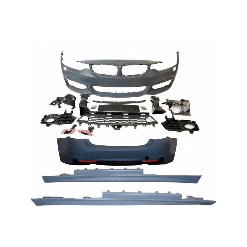 Kit De Carrosserie BMW F32 / F33 Look M-Tech Sortie Double, Serie 4 F32/ M4 Kit De Carrosserie BMW F32 / F33 Look M-Tech Sortie Double, Serie 4 F32/ M4