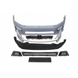 Pare-Choc Avant Volkswagen Golf 7 3/5P look R400 ABS Lave-phare, Golf 7