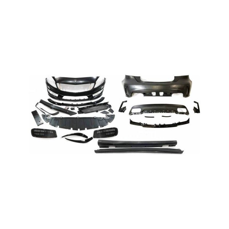 Kit De Carrosserie Mercedes W176 A45 2012-2015 Look AMG Tuyères, Mercedes Kit De Carrosserie Mercedes W176 A45 2012-2015 Look AMG Tuyères, Mercedes