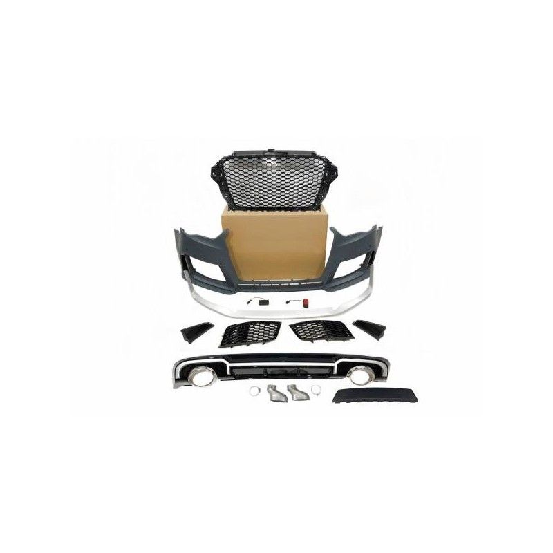Kit De Carrosserie Audi A3 V8 13-15 Sportback Look RS3, Audi Kit De Carrosserie Audi A3 V8 13-15 Sportback Look RS3, Audi